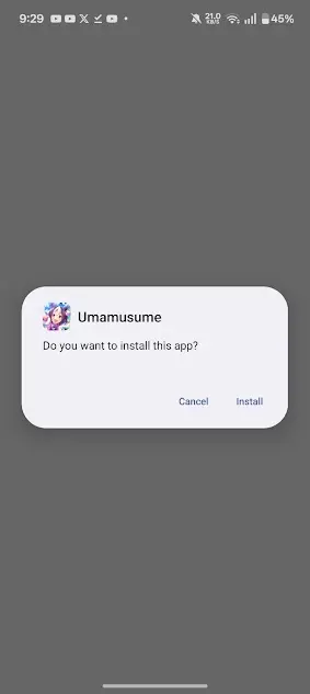 Screenshot of Uma Musume Global Apk